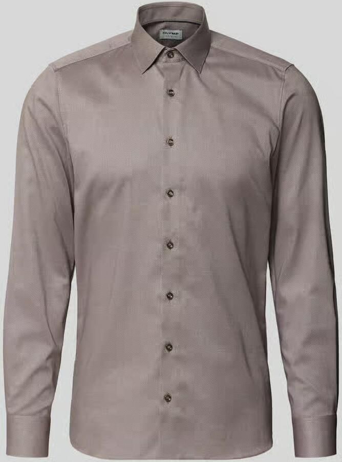 OLYMP Level Five Slim fit vrijetijdsoverhemd met kentkraag - Foto 2