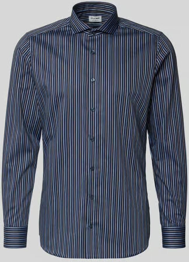 OLYMP Level Five Slim fit zakelijk overhemd met haaikraag - Foto 2