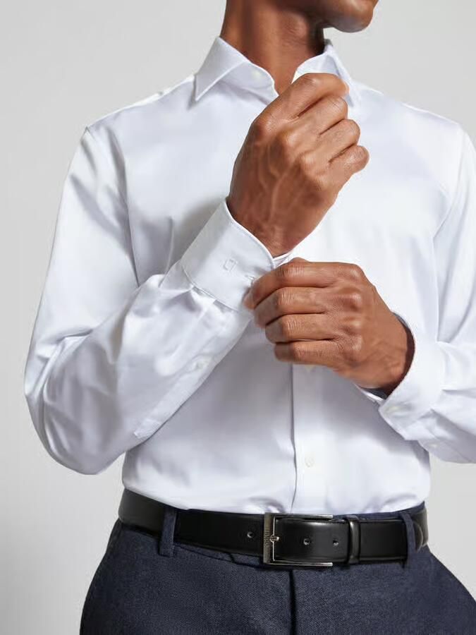 OLYMP Level 5 Slim fit zakelijk overhemd met kentkraag