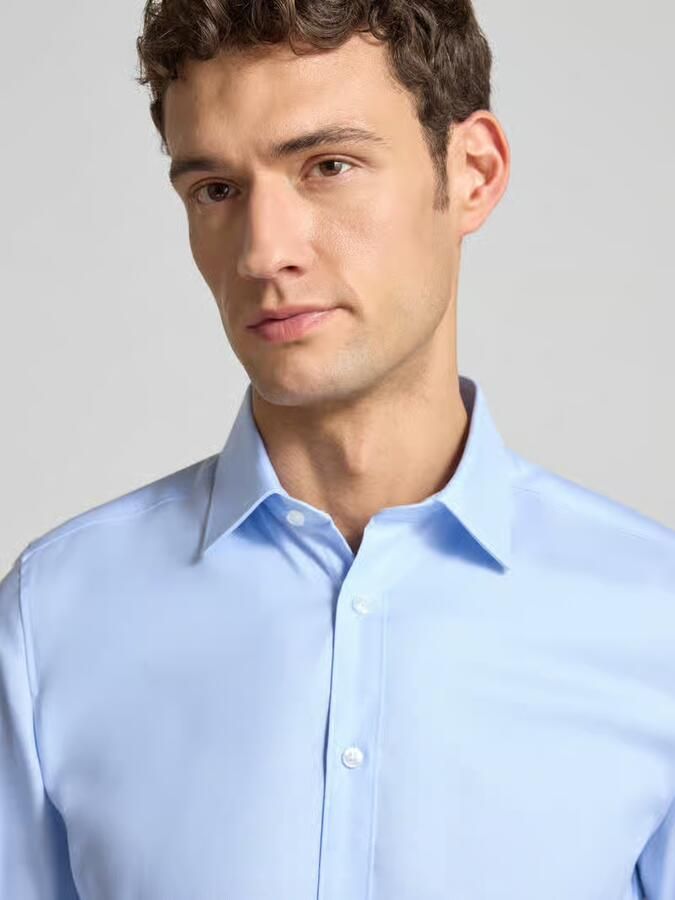 OLYMP Level Five Slim fit zakelijk overhemd van geweven twill met extra lange mouwen - Foto 2