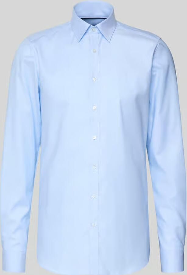 OLYMP Level Five Slim fit zakelijk overhemd van geweven twill met extra lange mouwen