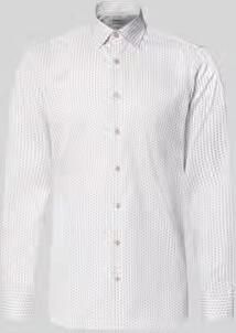 OLYMP Level 5 Slim fit zakelijk overhemd van katoenmix met Kentkraag - Foto 2
