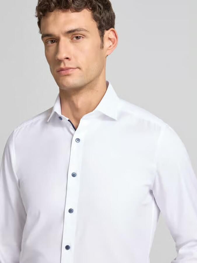 OLYMP Level 5 slim fit zakelijk overhemd van katoenmix - Foto 6