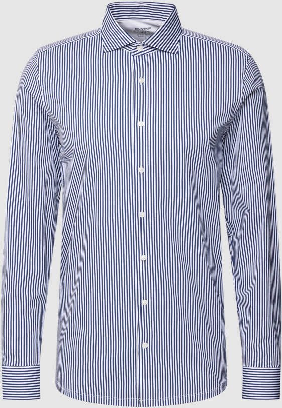OLYMP Level Five Slim fit zakelijk overhemd met streepmotief model 'Kent'
