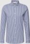 OLYMP Level Five Slim fit zakelijk overhemd met streepmotief model 'Kent' - Thumbnail 1