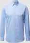 OLYMP Level Five Slim fit zakelijk overhemd van chambray - Thumbnail 1