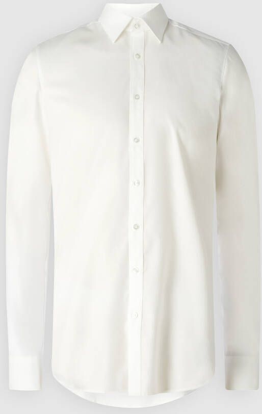 OLYMP Level Five Slim fit zakelijk overhemd van twill met extra lange mouwen