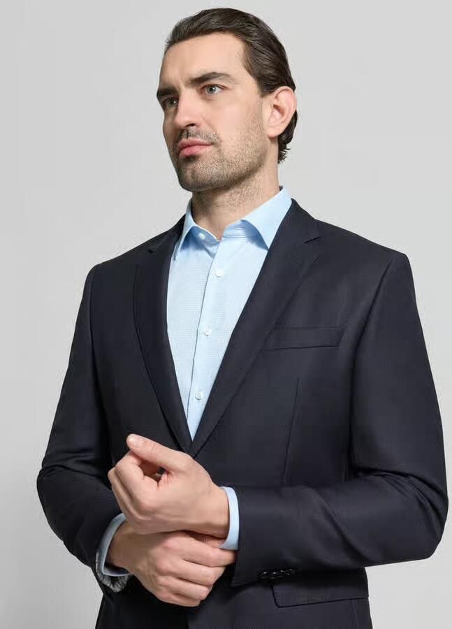 OLYMP No. Six Slim fit zakelijk overhemd met Kentkraag - Foto 3