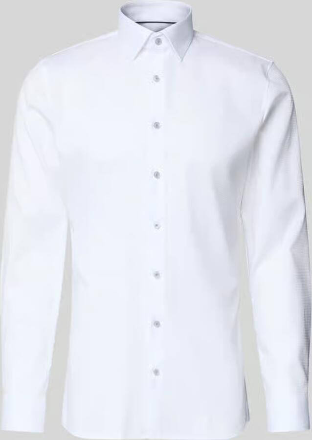 OLYMP No. Six Slim fit zakelijk overhemd met Kentkraag