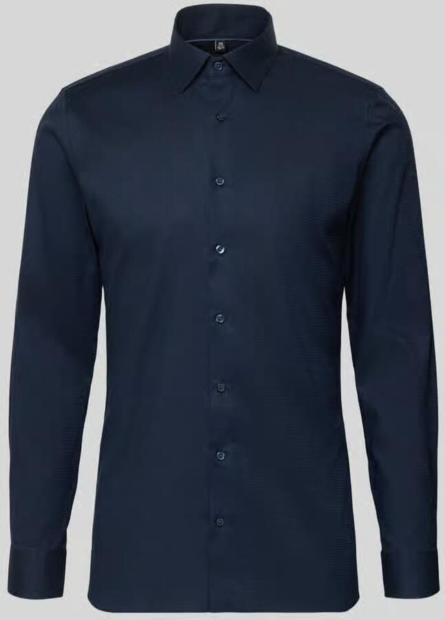 OLYMP No. Six Slim fit zakelijk overhemd met Kentkraag