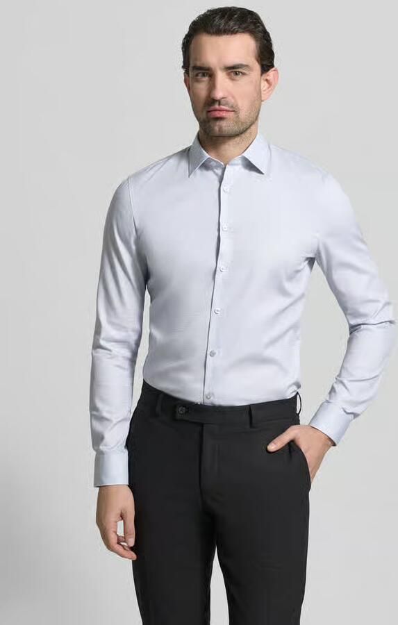 OLYMP No. Six Slim fit zakelijk overhemd met Kentkraag - Foto 2