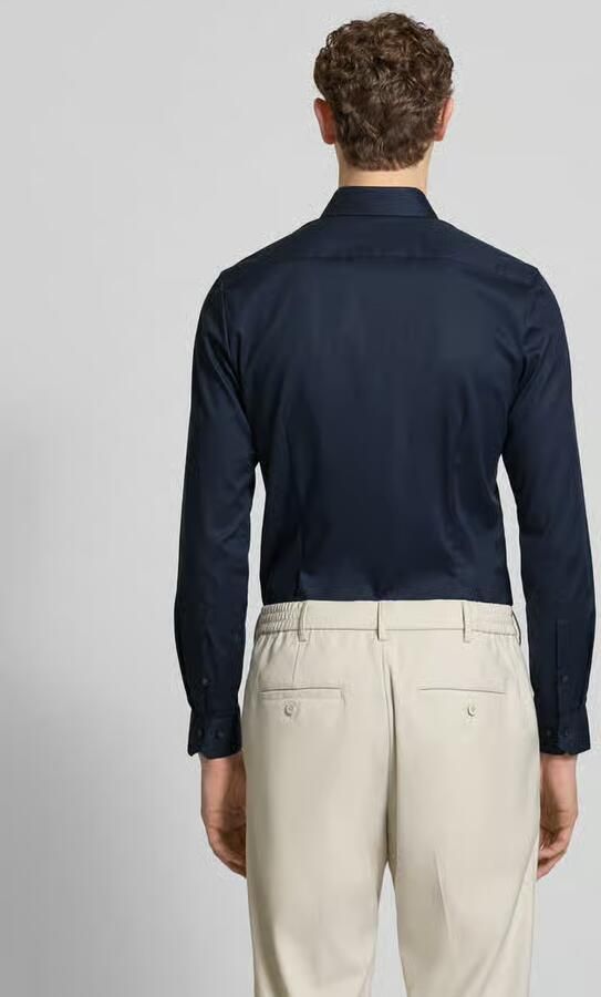 OLYMP No. Six Slim fit zakelijk overhemd met Kentkraag - Foto 2
