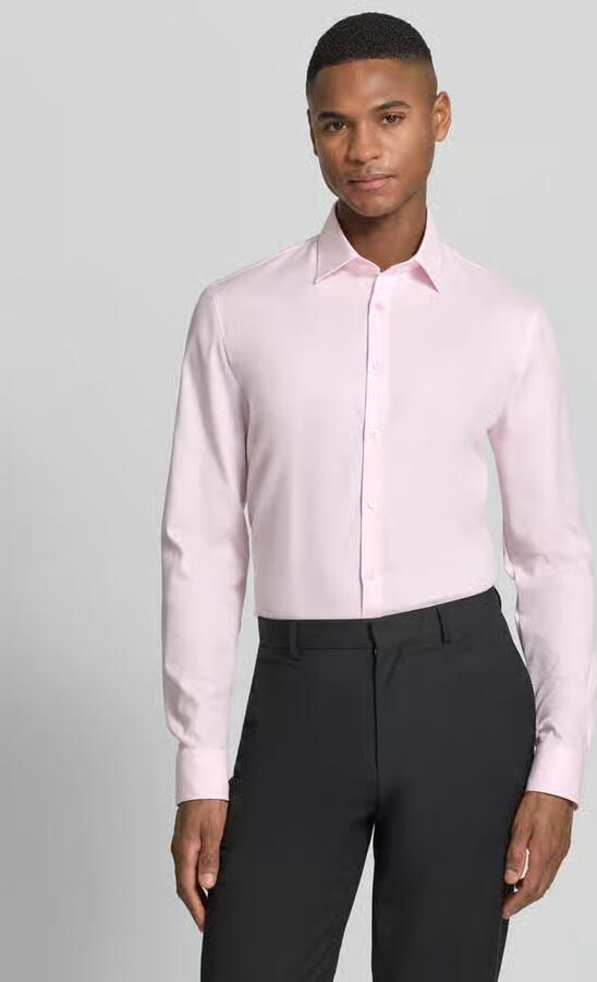 OLYMP No. Six Slim fit zakelijk overhemd met Kentkraag - Foto 3