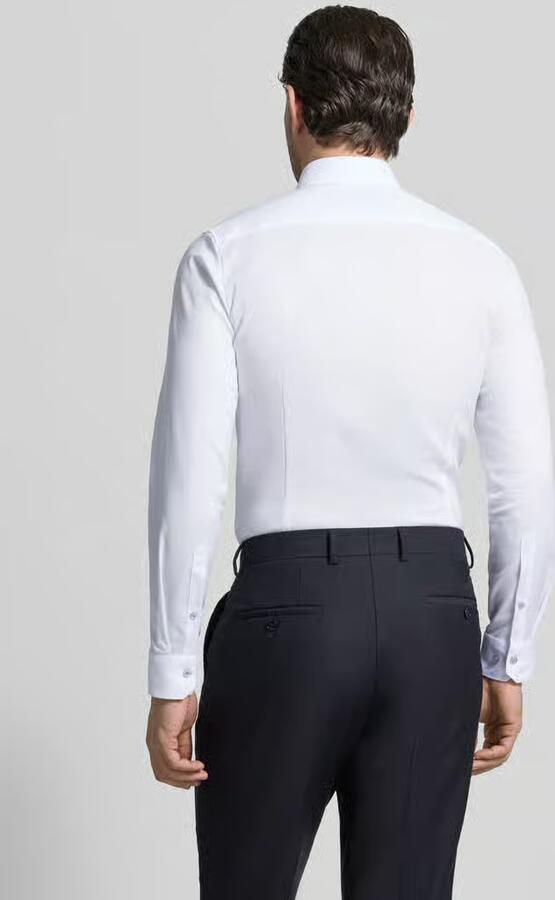 OLYMP No. Six Slim fit zakelijk overhemd met Kentkraag - Foto 2