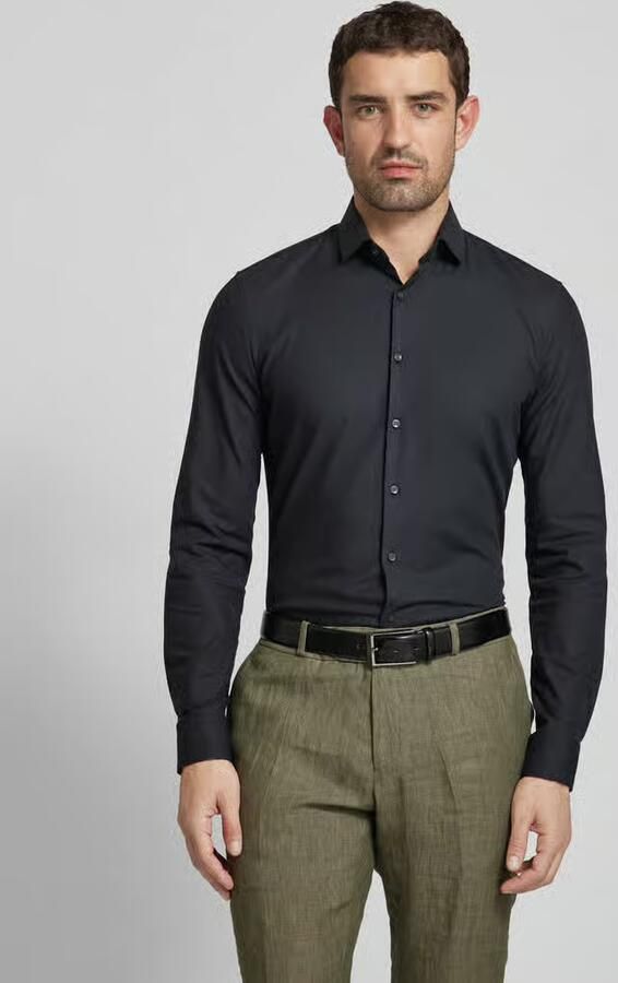 OLYMP No. Six Super slim fit zakelijk overhemd met kentkraag model 'Modern' - Foto 2