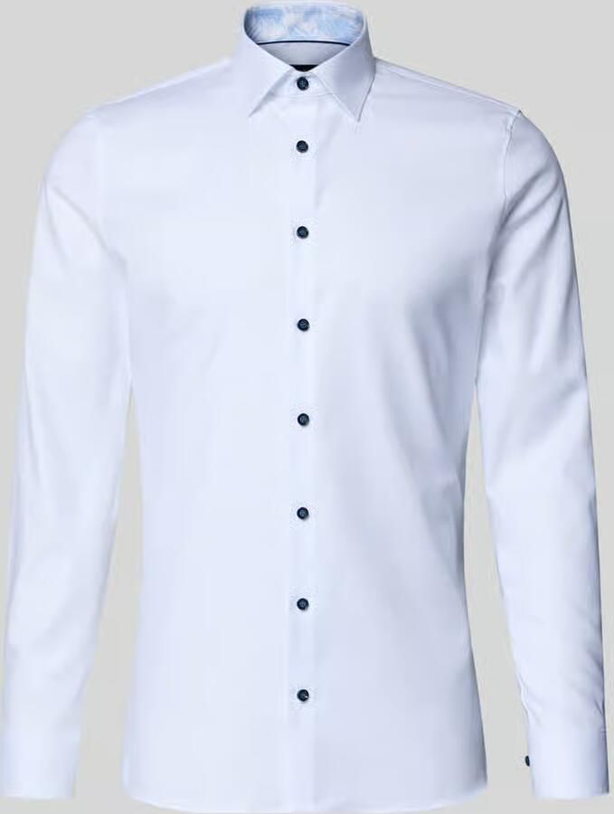OLYMP No. Six Super slim fit zakelijk hemd met kentkraag - Foto 2
