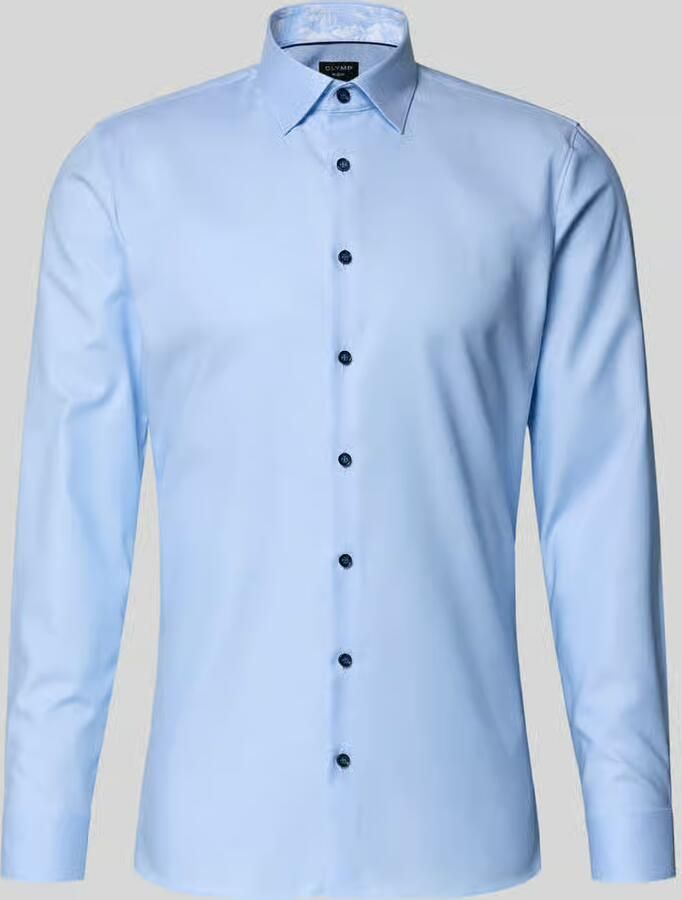 OLYMP No. Six Super slim fit zakelijk hemd met kentkraag - Foto 2