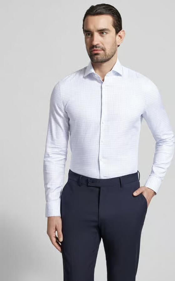 OLYMP No. Six Super slim fit zakelijk hemd met kentkraag - Foto 4