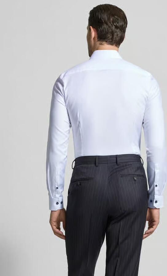 OLYMP No. Six Super slim fit zakelijk hemd met kentkraag - Foto 3