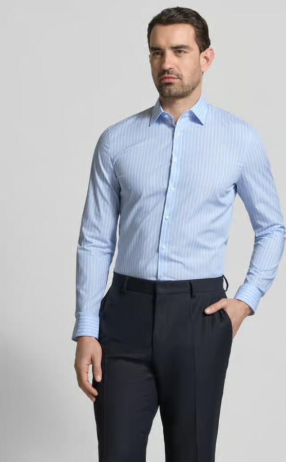 OLYMP No. Six Super slim fit zakelijk hemd met kentkraag - Foto 3