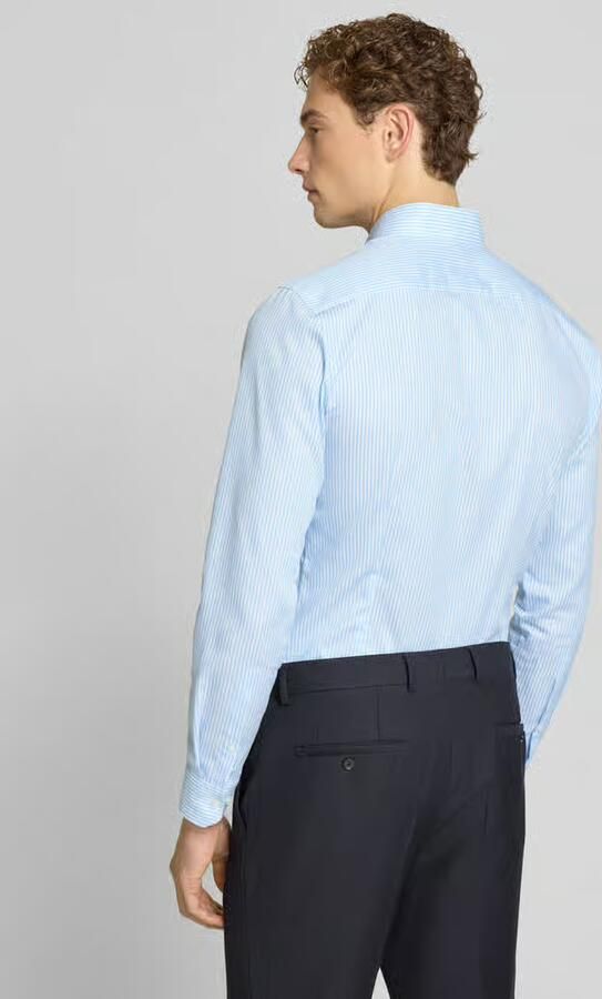 OLYMP Overhemd met lange mouwen No 6 six gestreept zakelijk overhemd super slim fit royal kentkraag - Foto 10