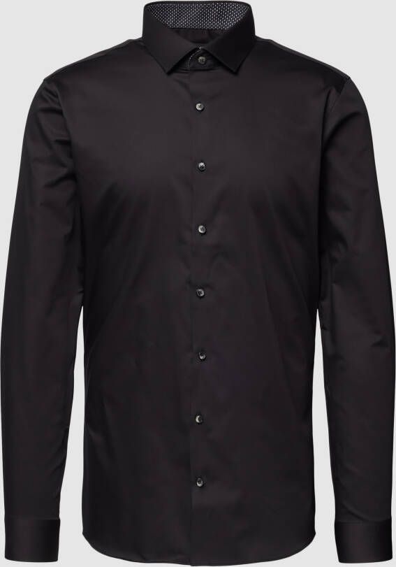 OLYMP No. Six Super slim fit zakelijk overhemd met kentkraag