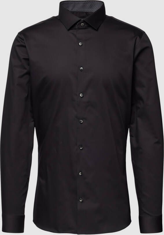 OLYMP No. Six Super slim fit zakelijk overhemd met kentkraag