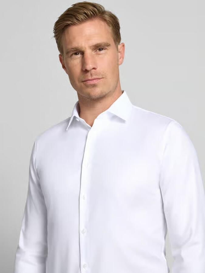 OLYMP No. Six Super slim fit zakelijk overhemd met kentkraag
