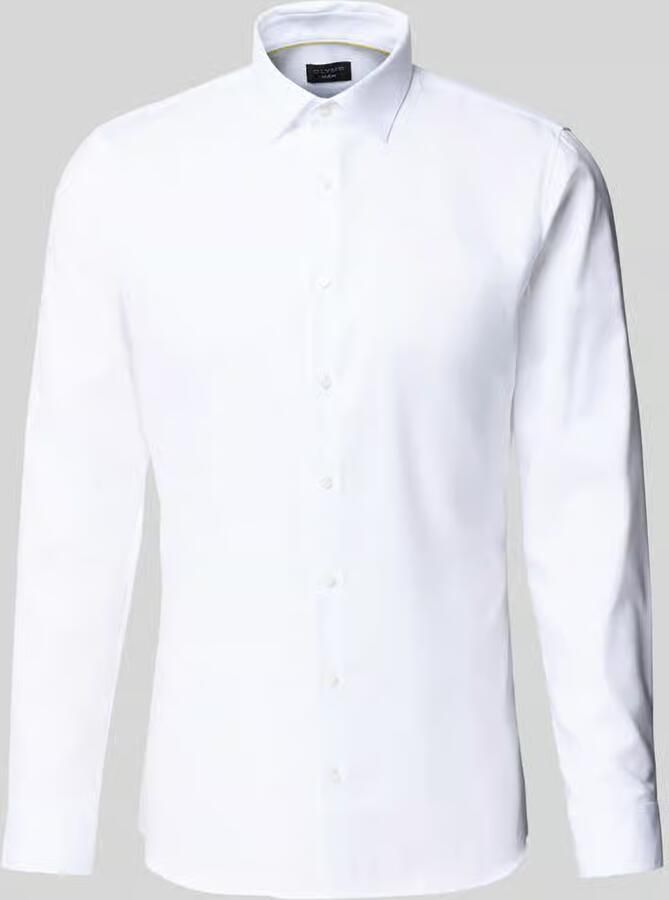 OLYMP No. Six Super slim fit zakelijk overhemd met kentkraag - Foto 2