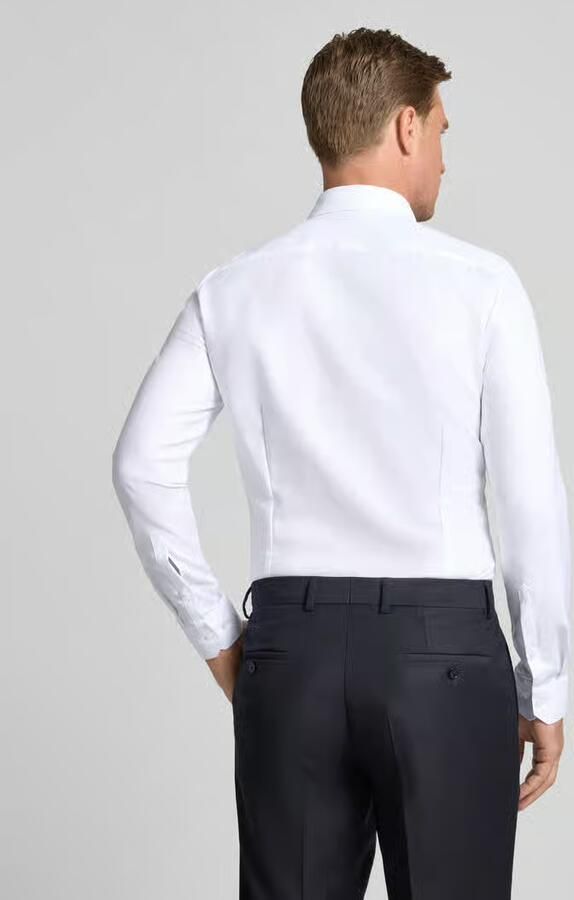 OLYMP No. Six Super slim fit zakelijk overhemd met kentkraag - Foto 4