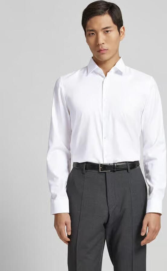 OLYMP No. Six Super slim fit zakelijk overhemd met kentkraag - Foto 6
