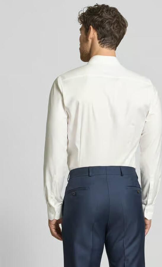 OLYMP No. Six Super slim fit zakelijk overhemd met kentkraag - Foto 3