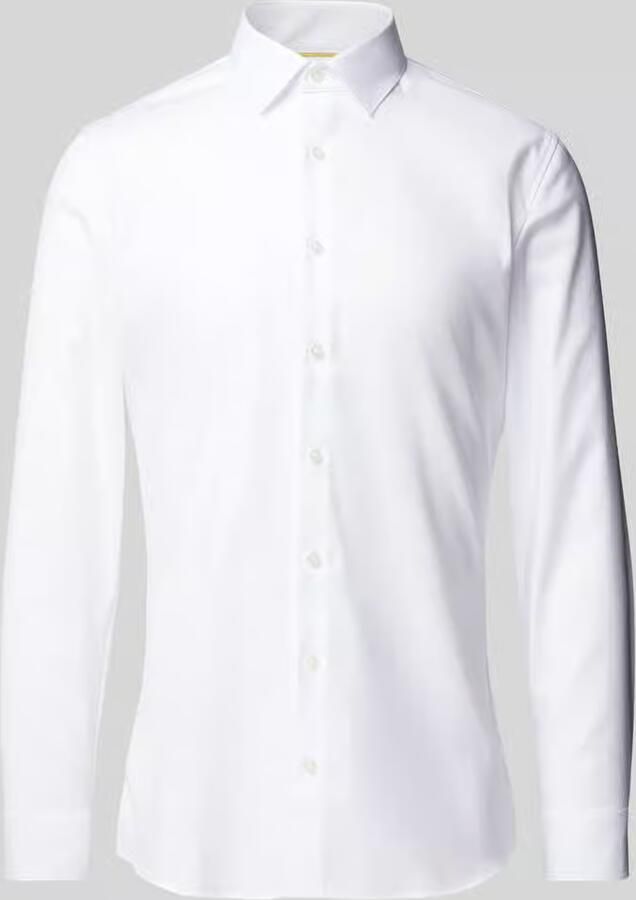OLYMP No. Six Super slim fit zakelijk overhemd met kentkraag