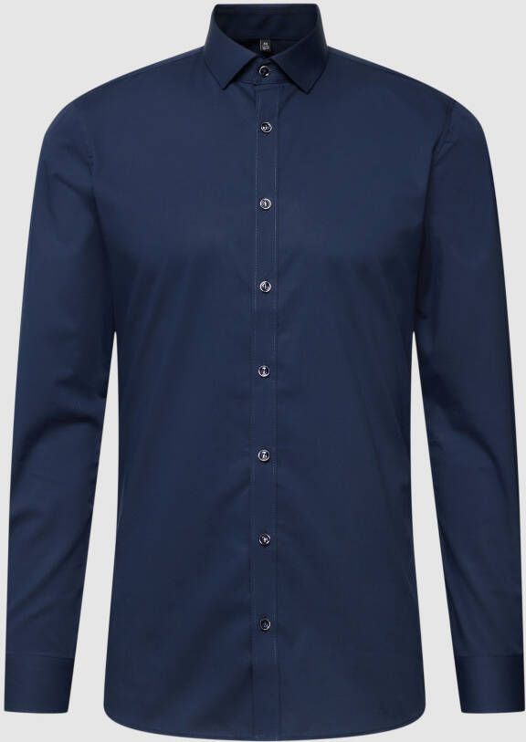 OLYMP No. Six Super slim fit zakelijk overhemd met kentkraag model 'Modern Kent'