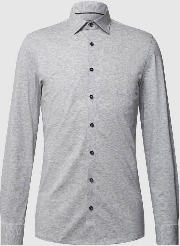 OLYMP Businessoverhemd No. Six 24 Seven super slim in comfortabele jersey-kwaliteit