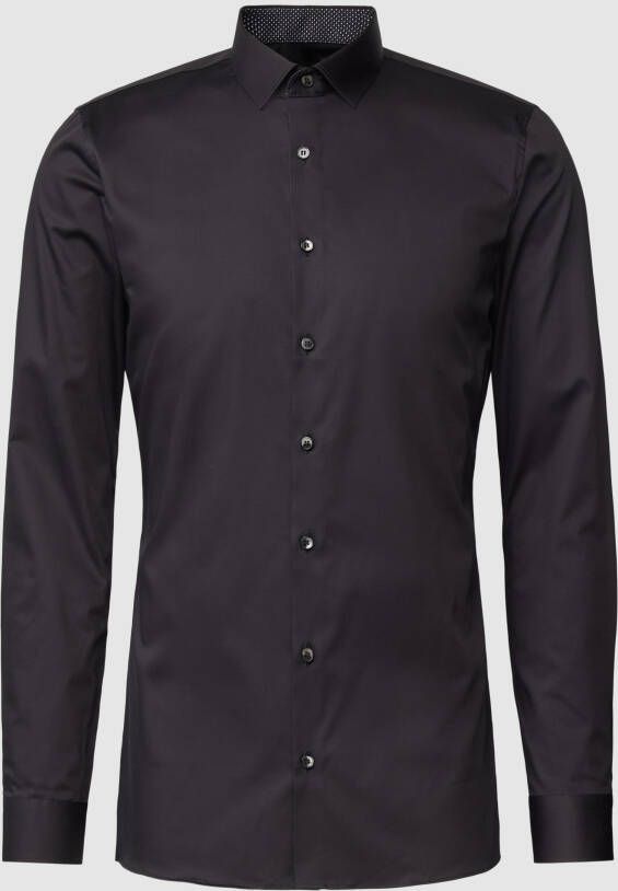 OLYMP No. Six Super slim fit zakelijk overhemd met kentkraag