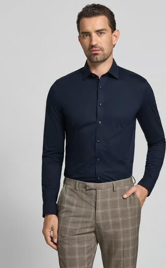 OLYMP Businessoverhemd No. Six 24 Seven super slim in comfortabele jersey-kwaliteit - Foto 4