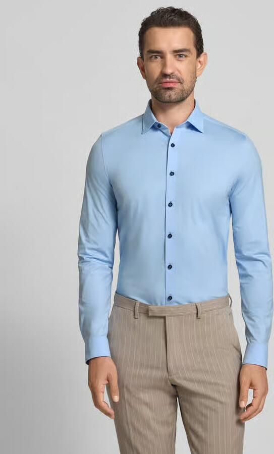 OLYMP Businessoverhemd No. Six 24 Seven super slim in comfortabele jersey-kwaliteit - Foto 3