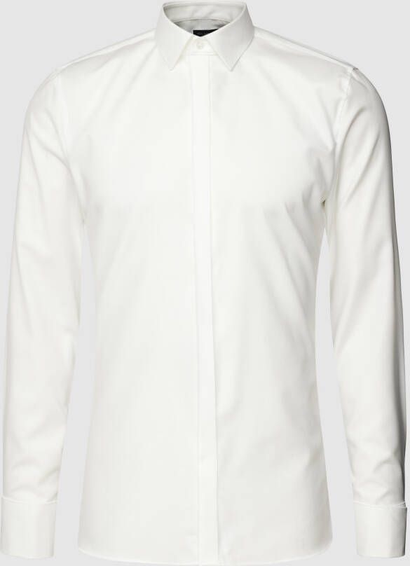 OLYMP No. Six Slim fit zakelijk overhemd met kentkraag model 'Urban'