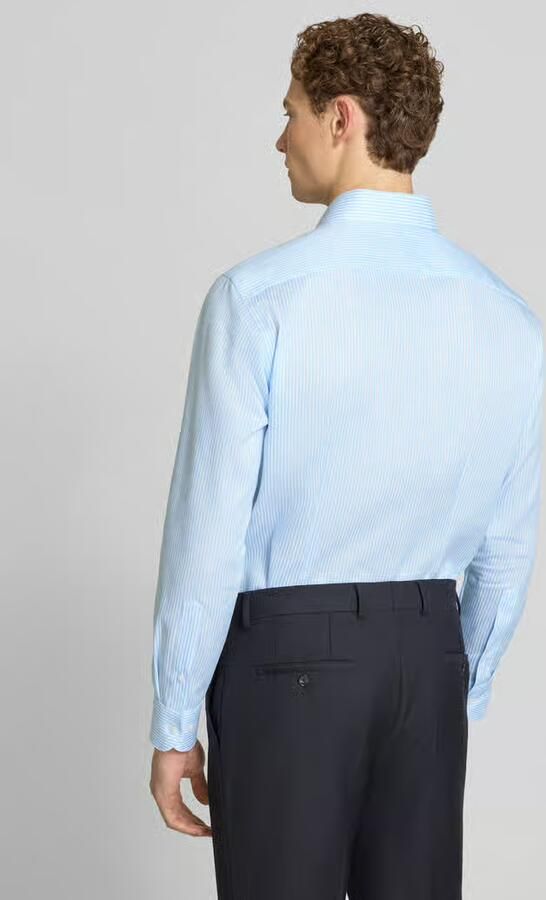 Olymp Modern Fit business-overhemd van katoen met Kent-kraag - Foto 6