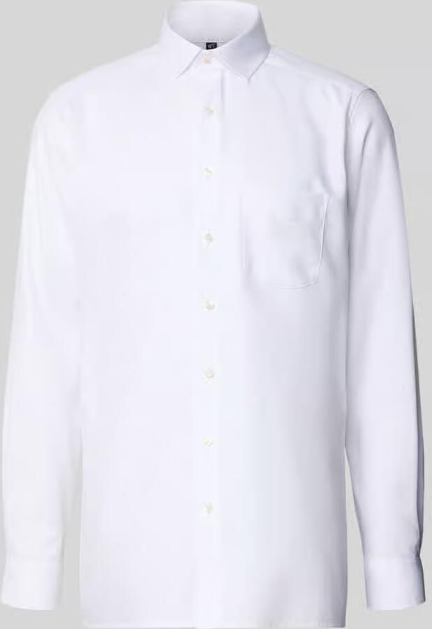 Olymp Regular fit zakelijk overhemd van twill met extra lange mouwen - Foto 4