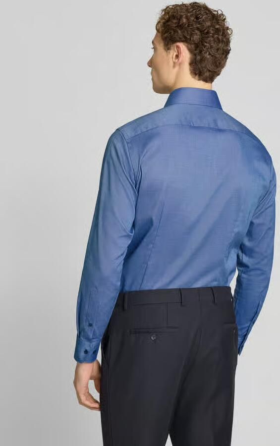 Olymp Modern fit zakelijk overhemd met kentkraag en borstzak - Foto 4