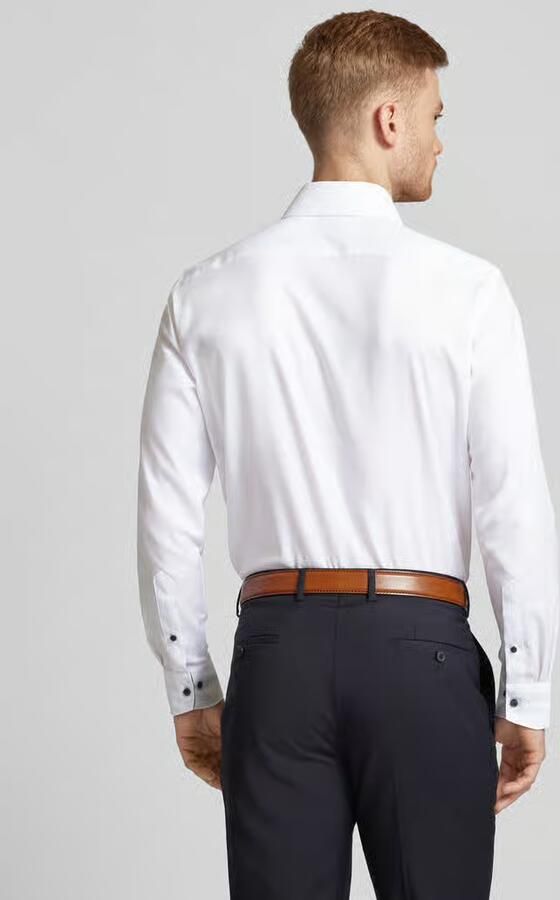 Olymp Modern fit zakelijk overhemd met kentkraag - Foto 4
