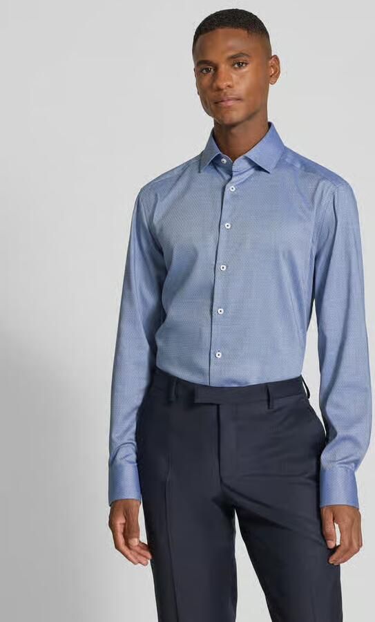 Olymp Modern fit zakelijk overhemd met kentkraag model 'Global' - Foto 2