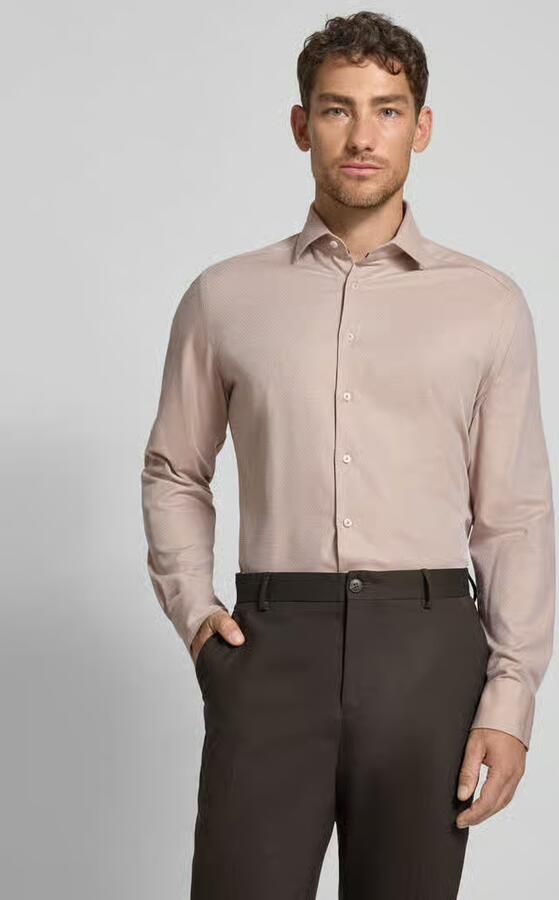 Olymp Modern fit zakelijk overhemd met kentkraag model 'Global' - Foto 2