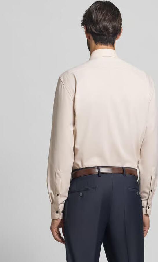 Olymp Modern fit zakelijk overhemd van puur katoen