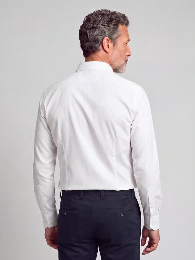 OLYMP Overhemd met lange mouwen Luxor modern fit effen global-kentkraag business overhemd modern fit - Foto 4