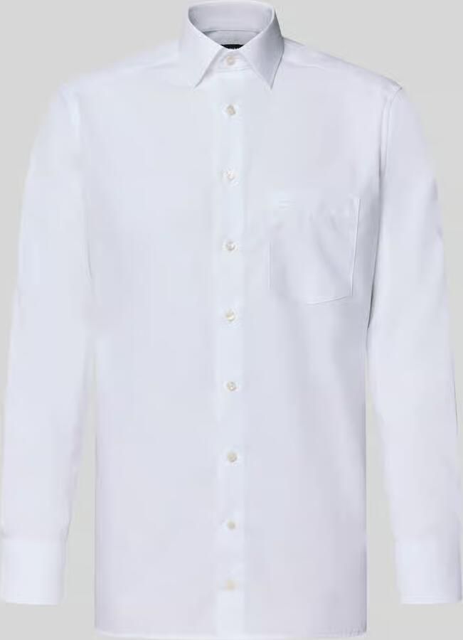 Olymp Regular fit vrijetijdsoverhemd met logostitching model 'New' - Foto 8