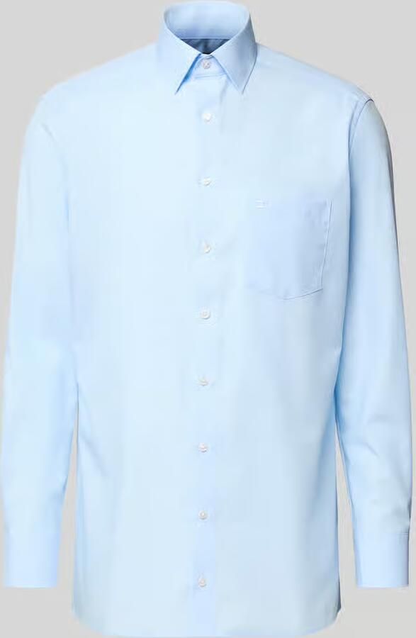 Olymp Regular fit vrijetijdsoverhemd met logostitching model 'New' - Foto 5