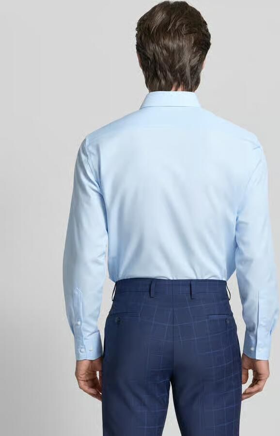 Olymp Regular fit vrijetijdsoverhemd met logostitching model 'New' - Foto 7
